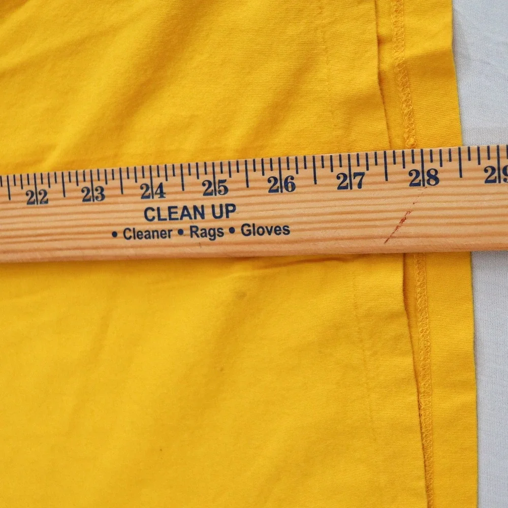 RLX Ralph Lauren T-Shirt Mens XL Yellow Short Sleeve Cotton Logo‎ Graphic Tee